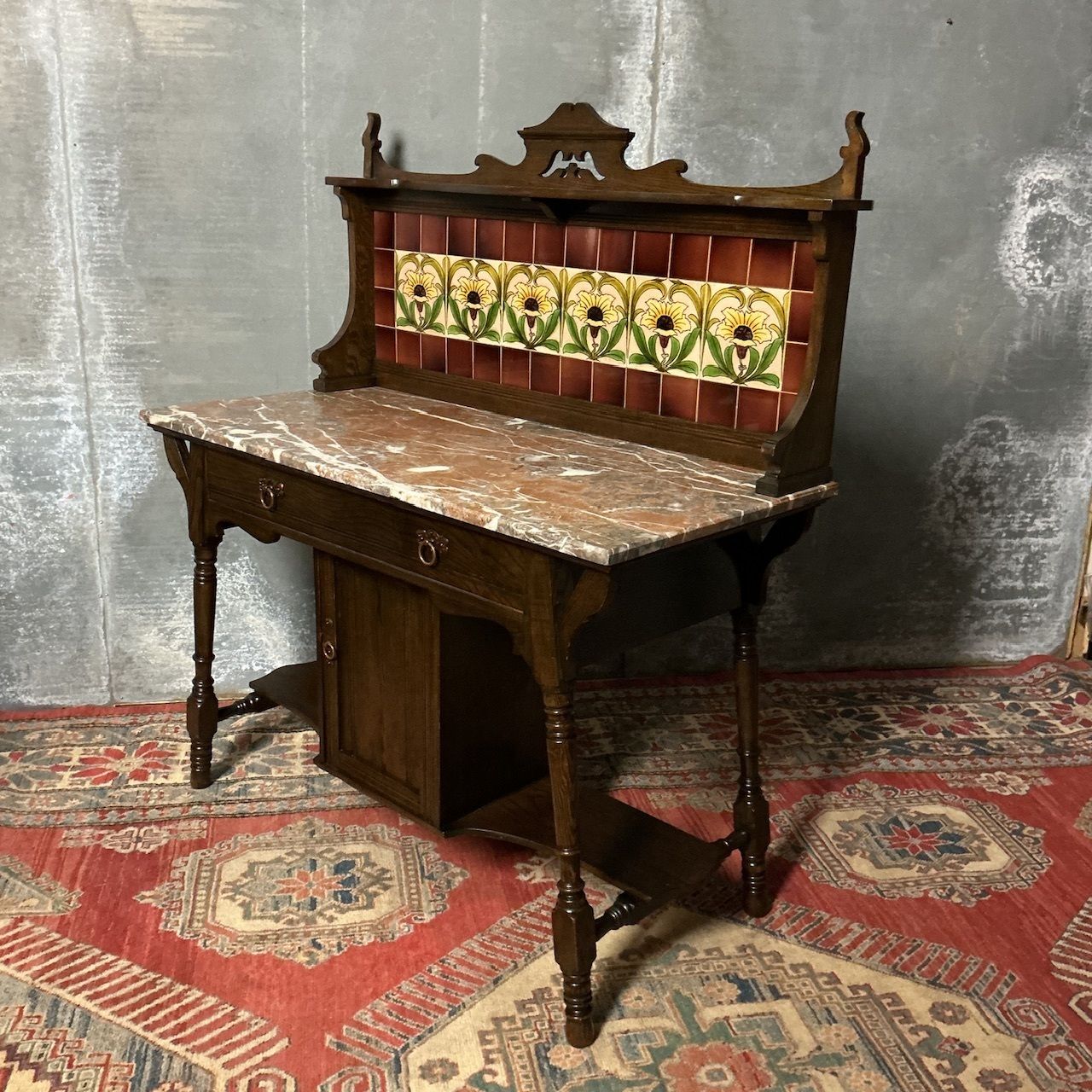 Antique Arts And Crafts Washstand photo for sale