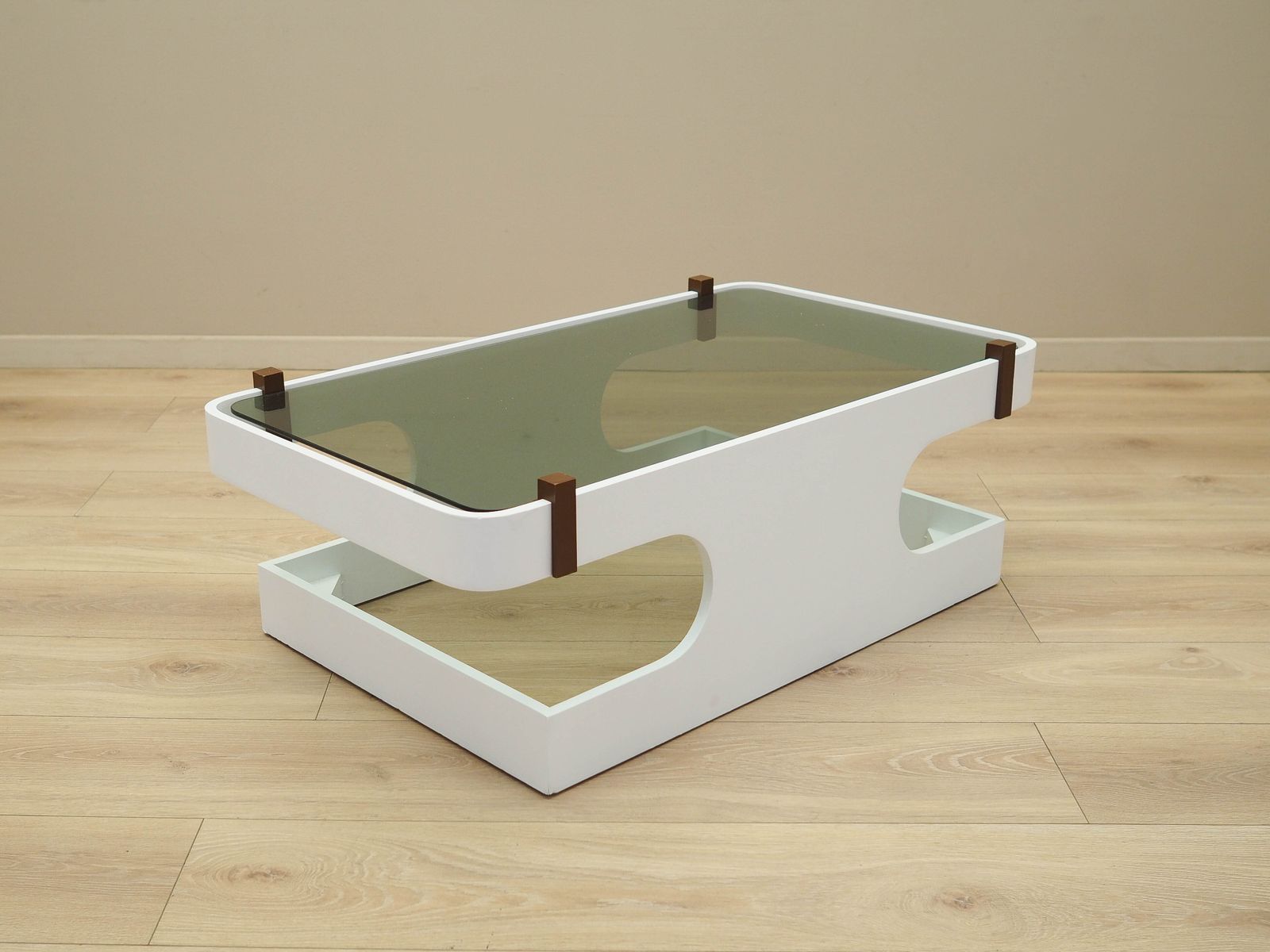 Glass Coffee Table, Italian Design, 1970s, Manufactured In Italy photo furniture
