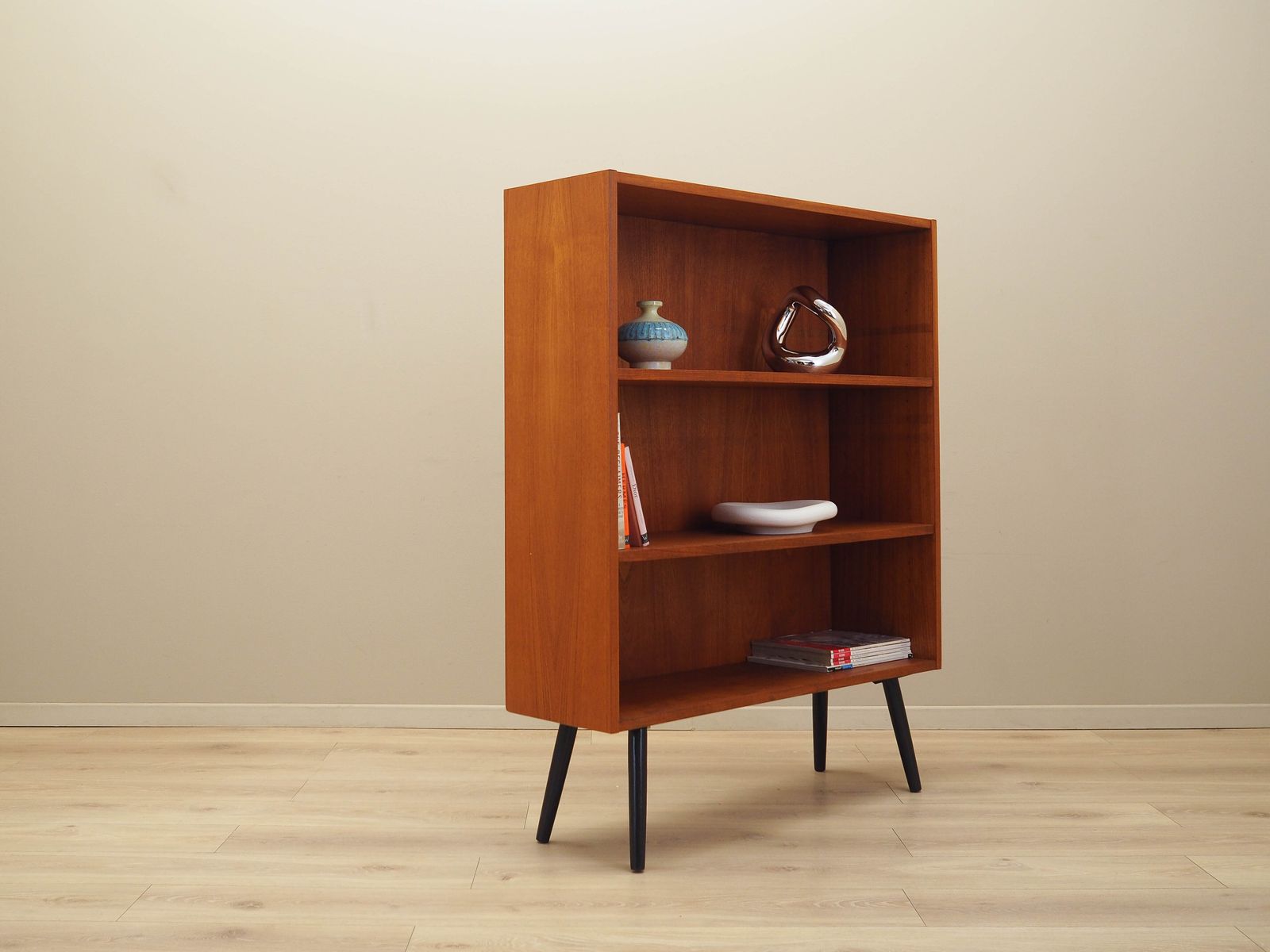 Teak Bookcase, Danish Design, 1970s, Manufactured In Denmark photo Furniture