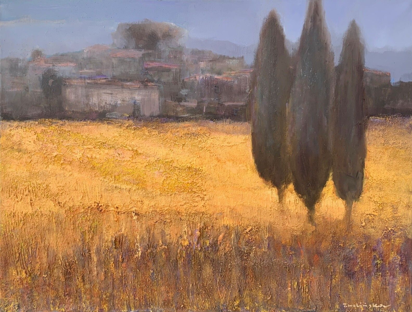 Towards A Town (Tuscany), 2017 Katarzyna Zwolinska