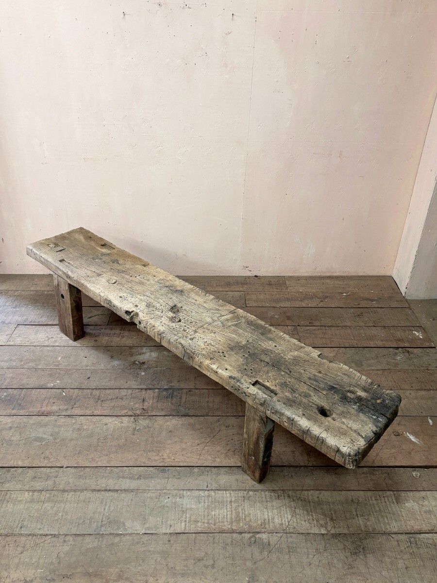 Low Workbench, 1800s, Reclaimed Wood photo for sale