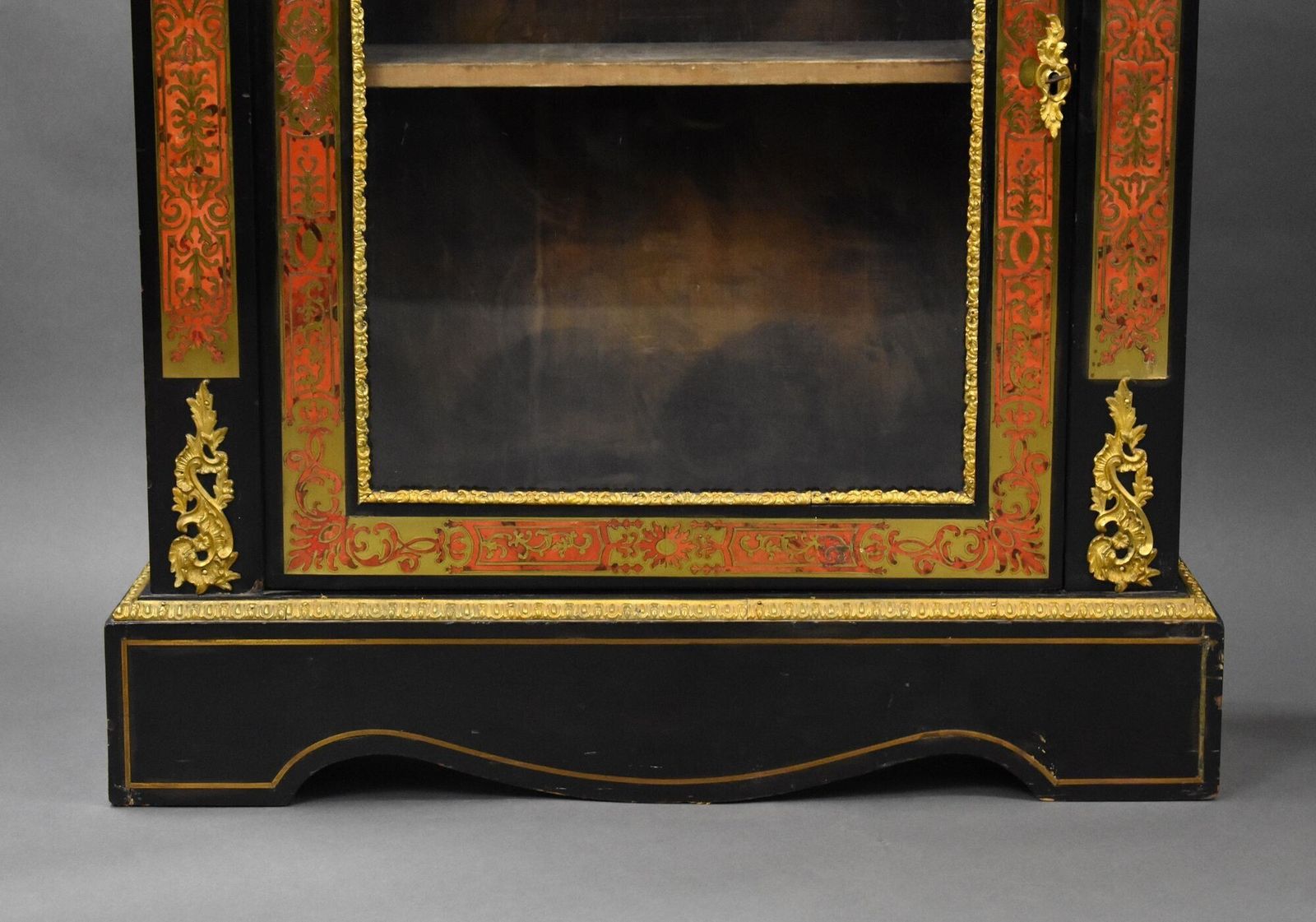 Pair Of Boulle Pier Cabinets, 1800s photo vintage