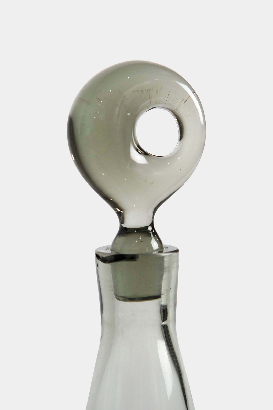 Aristocrat Decanter, Per Lütken For Holmegaard, Denmark 50s photo for sale