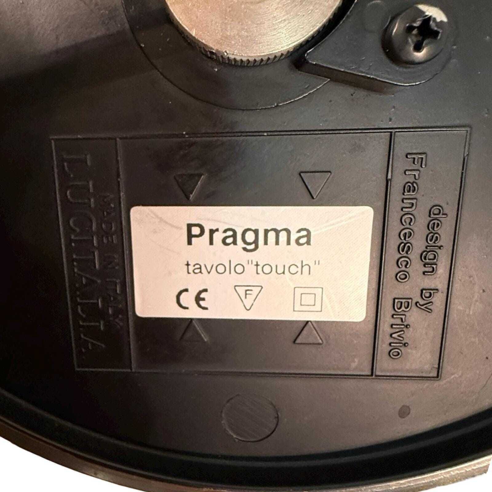 Francesco Brivio For Lucitalia   Touch Activated Lamp Model 'Pragma Tavolo'   1990's   Table Model photo vinterior