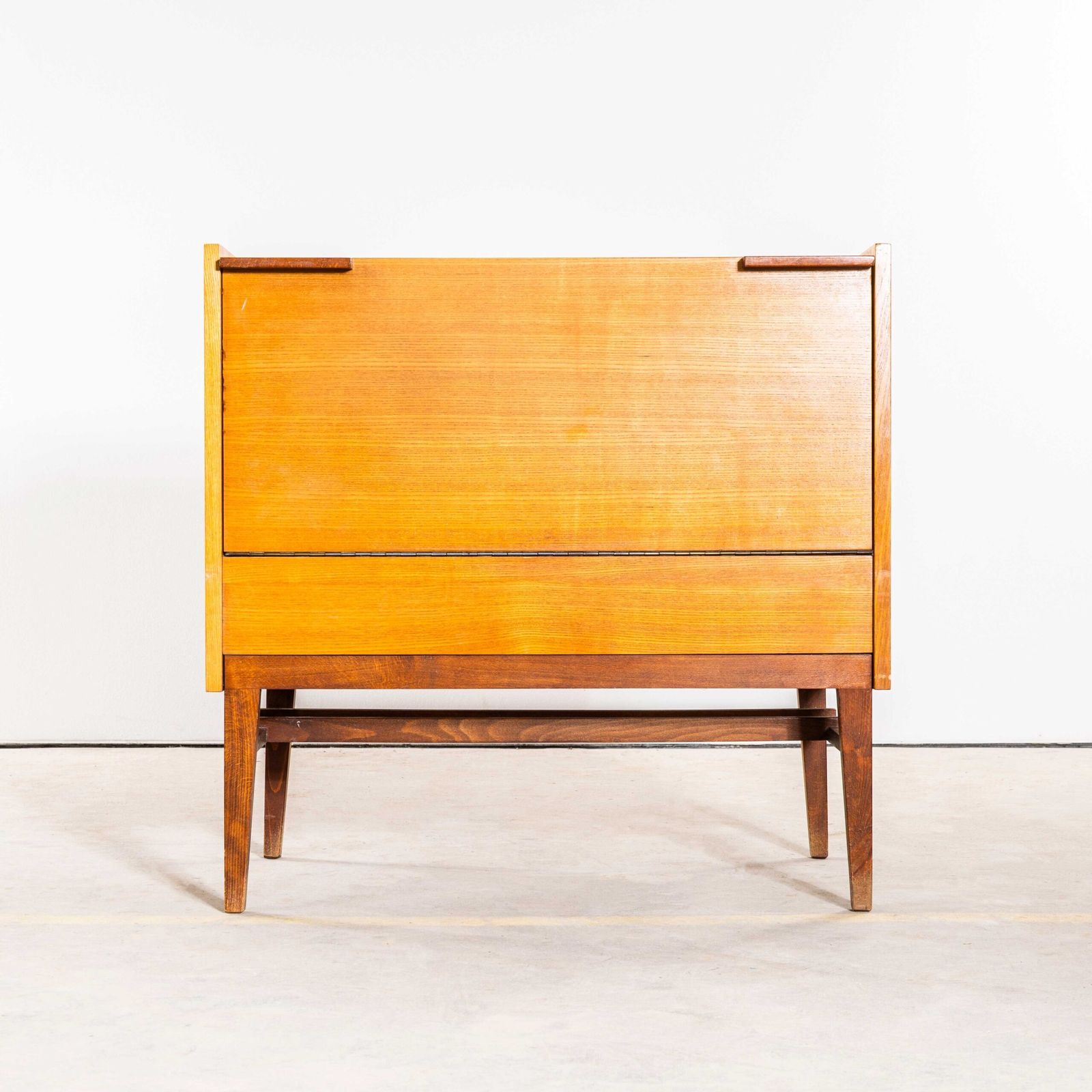 1950’s Original Birch Blanket Box – Small Cabinet By Tatra Pravenec
