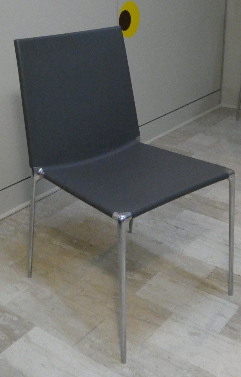 Aluminum And Polyurethane Chairs By Roberto Barbieri For B&B Italia, 2000s, Set Of 4 photo vintage