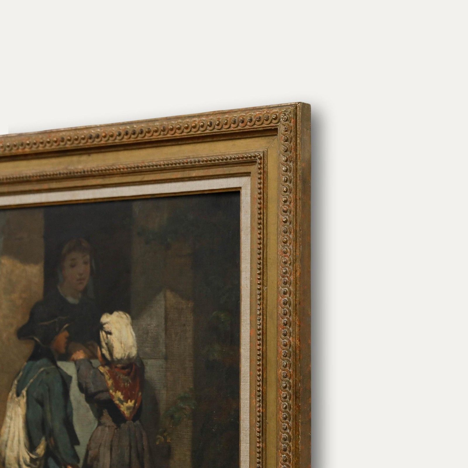 Armand Doré (1824–1882) French School 19th Century Oil, Mother And Children photo vinterior