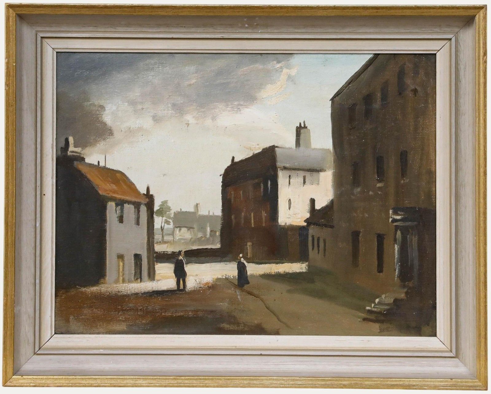Attrib. Philip Hugh Padwick (1876 1958) 20th Century Oil, Street In Shadow