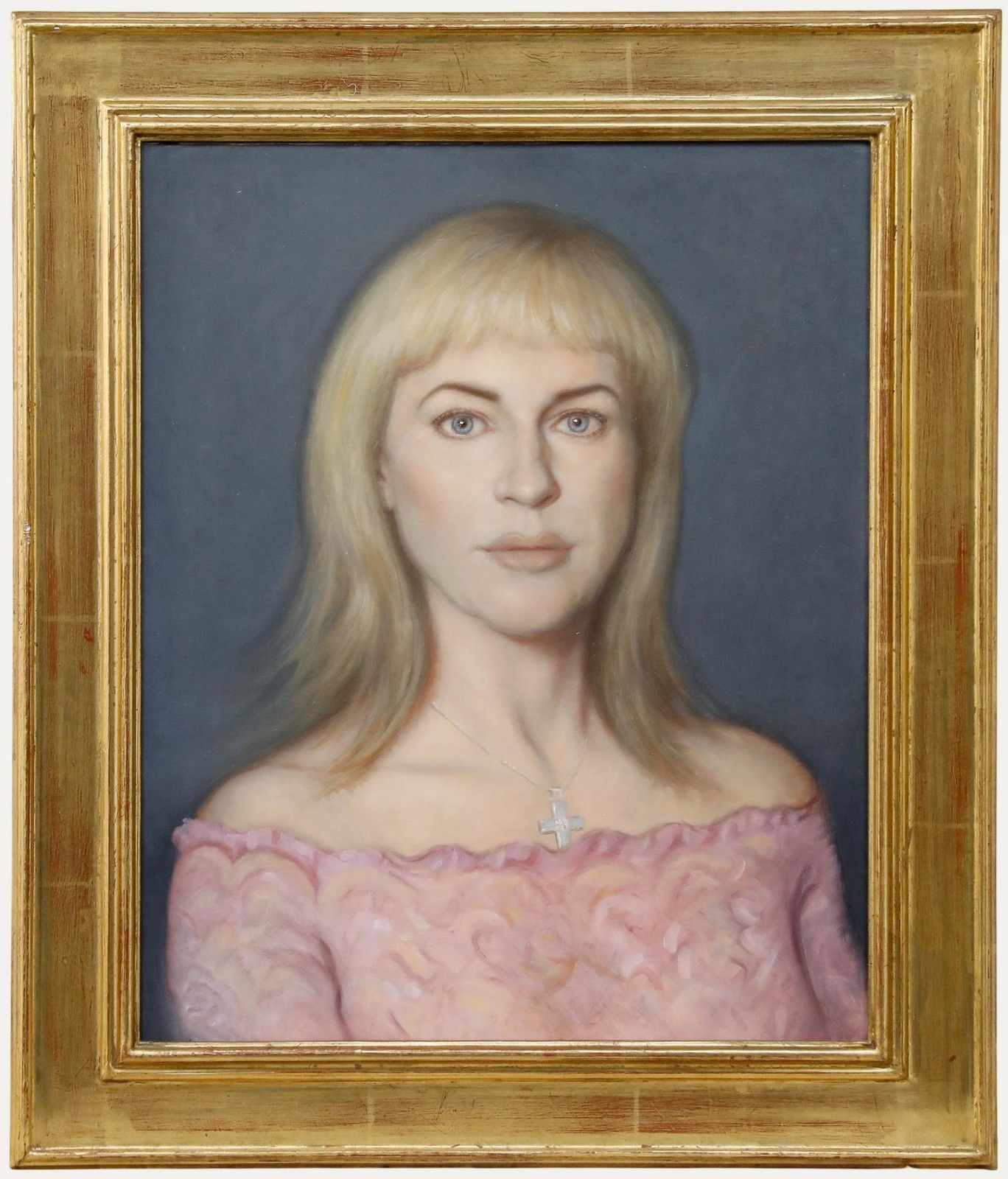 Framed 20th Century Oil Portrait Of A Lady