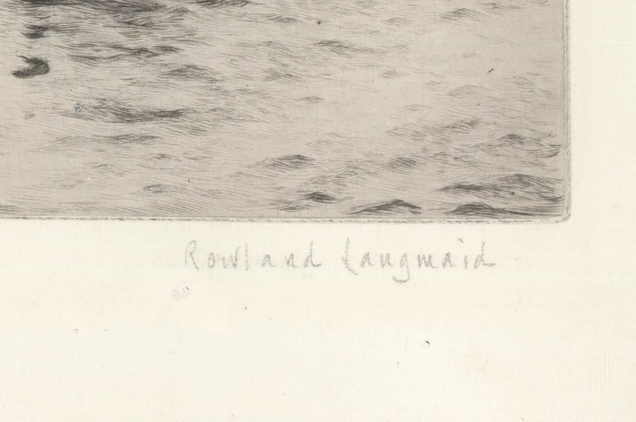 Rowland Langmaid Ra (1897 1956) Early 20th Century Etching, Tower Of London photo for sale