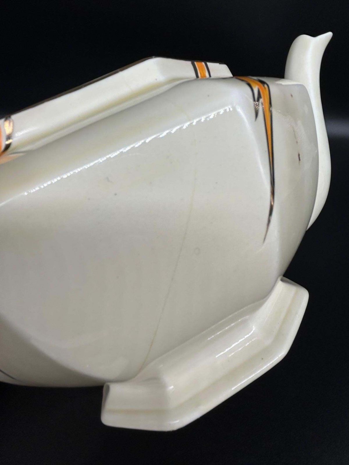Art Deco Porcelain Tea Set By Hugh Longport For Konny Kraft, 1920s photo vinterior