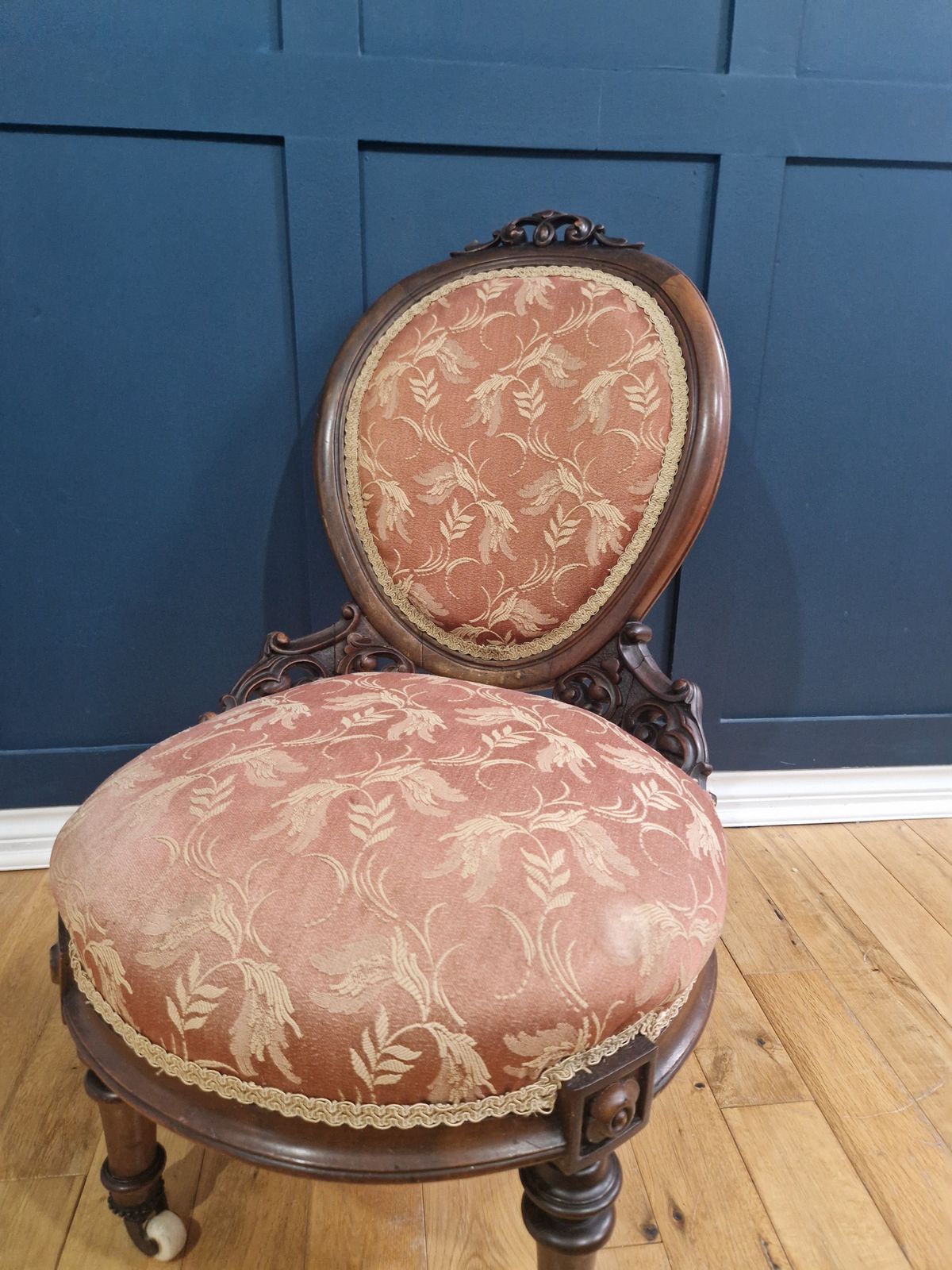 Victorian Nursing Chair / Slipper Chair –  C. 1870–1890 photo Furniture