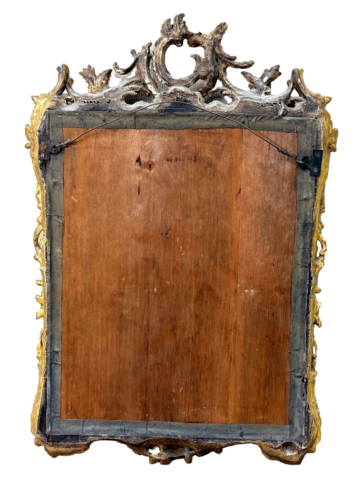 photo furniture 18th Century Chippendale Rococo Giltwood Wall Mirror (England, Circa 1760)