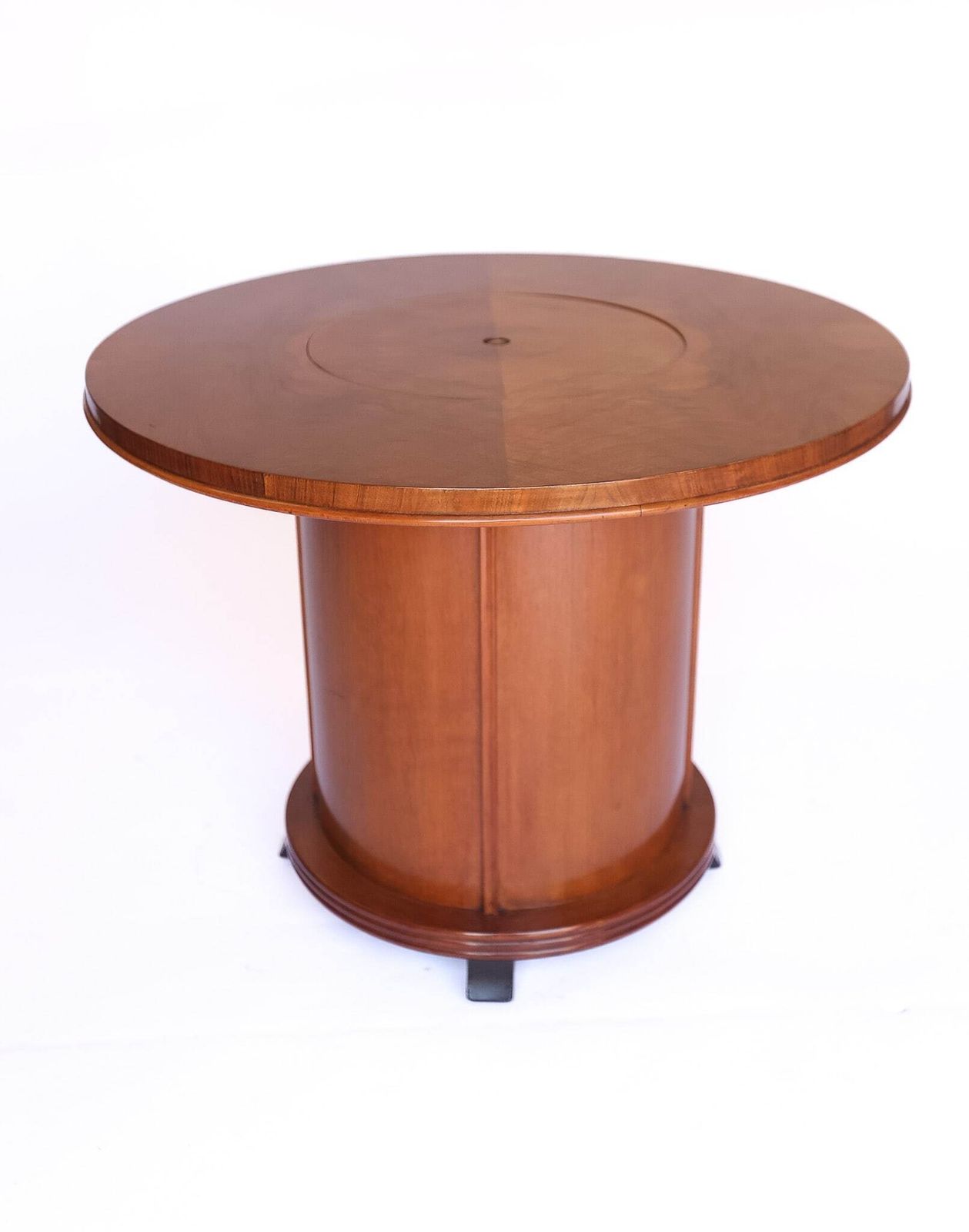 Art Deco Walnut Surprise Cocktail Table 1930s photo Furniture