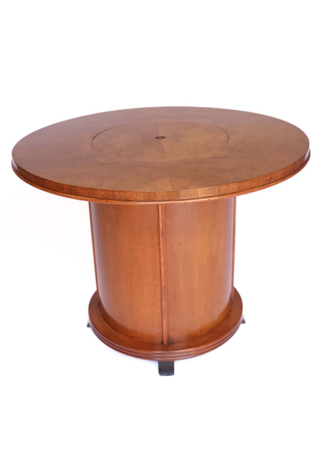 Art Deco Walnut Surprise Cocktail Table 1930s photo vinterior