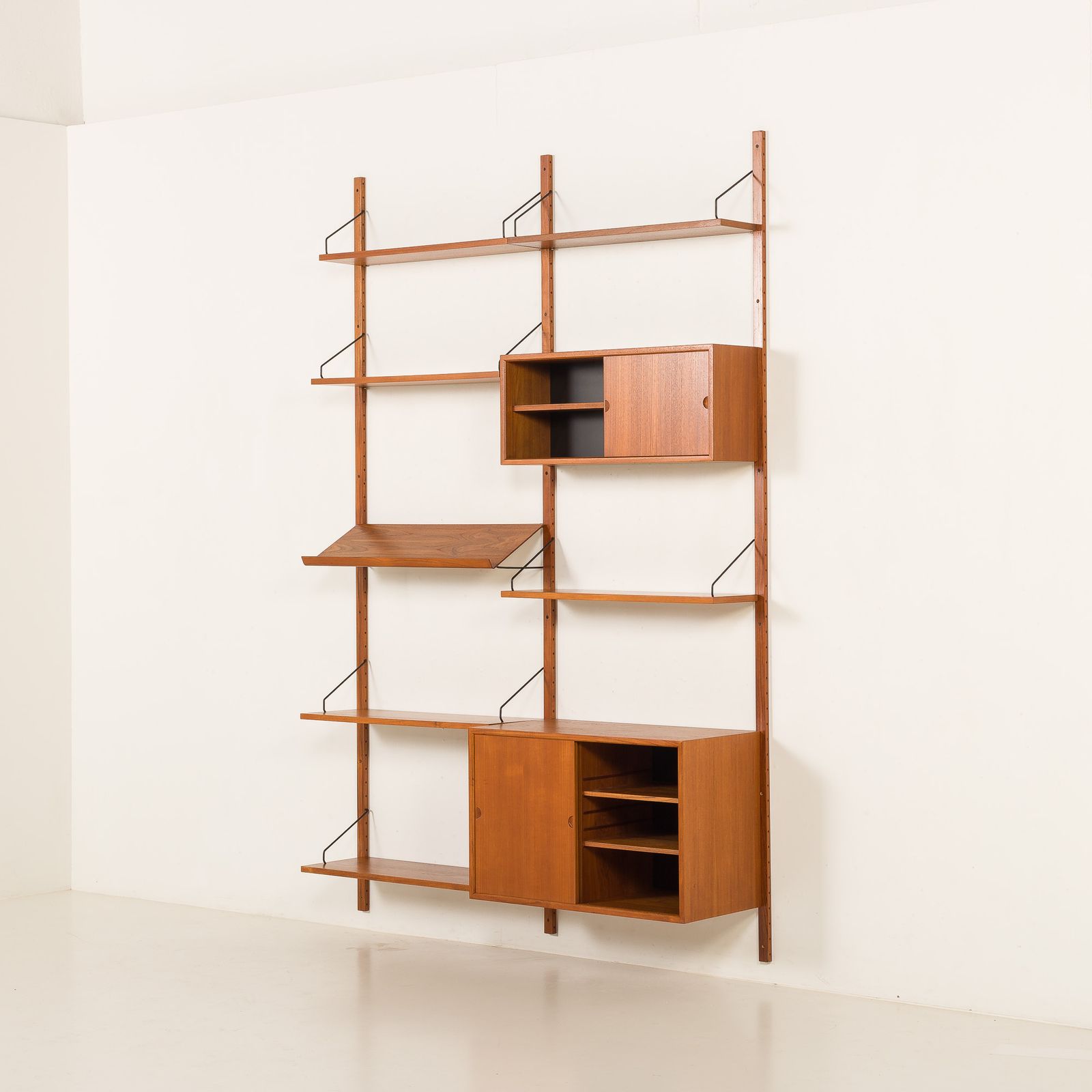 Poul Cadovius Extra High Teak Wall Unit For Cado, 1960s photo buy