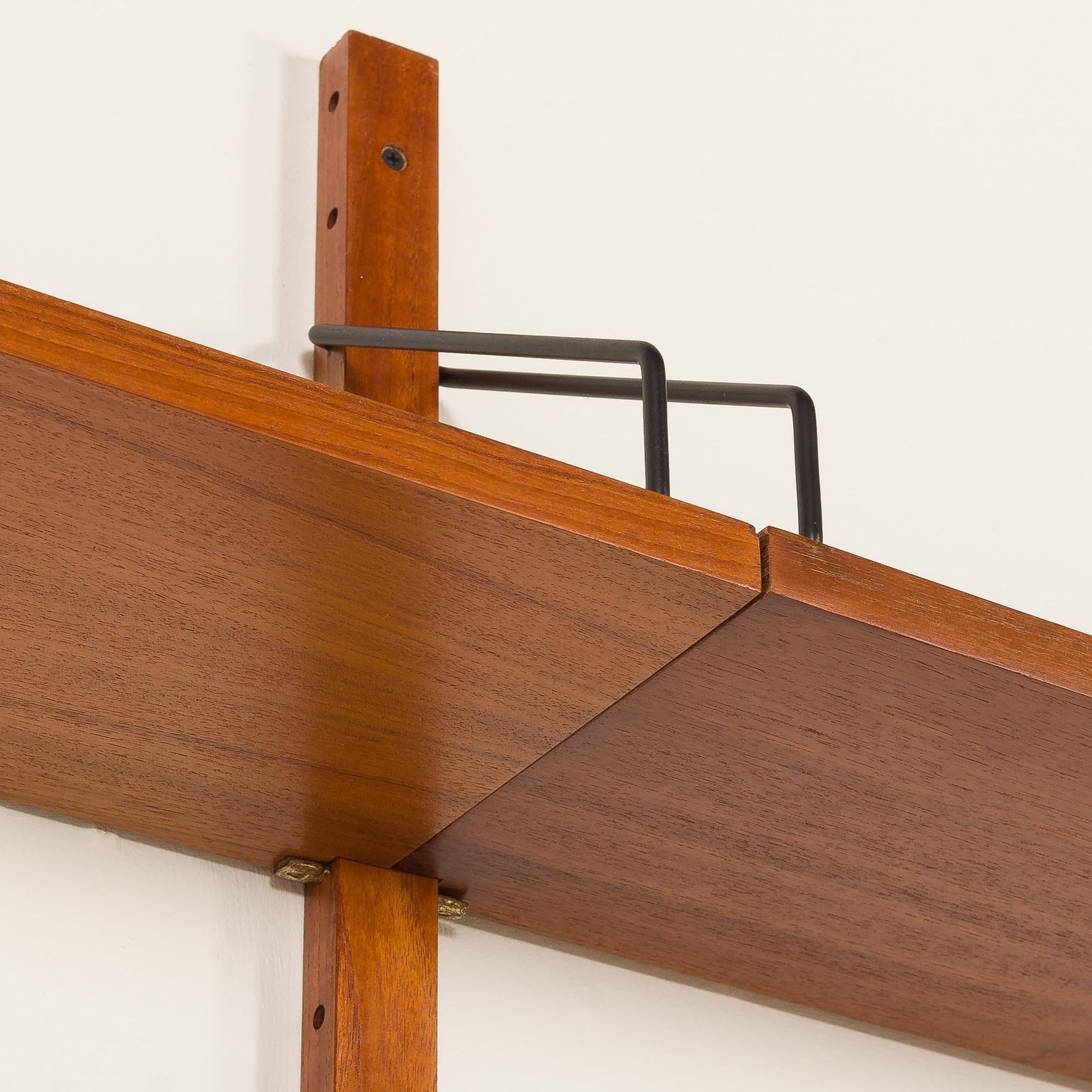 photo vintage Poul Cadovius Extra High Teak Wall Unit For Cado, 1960s