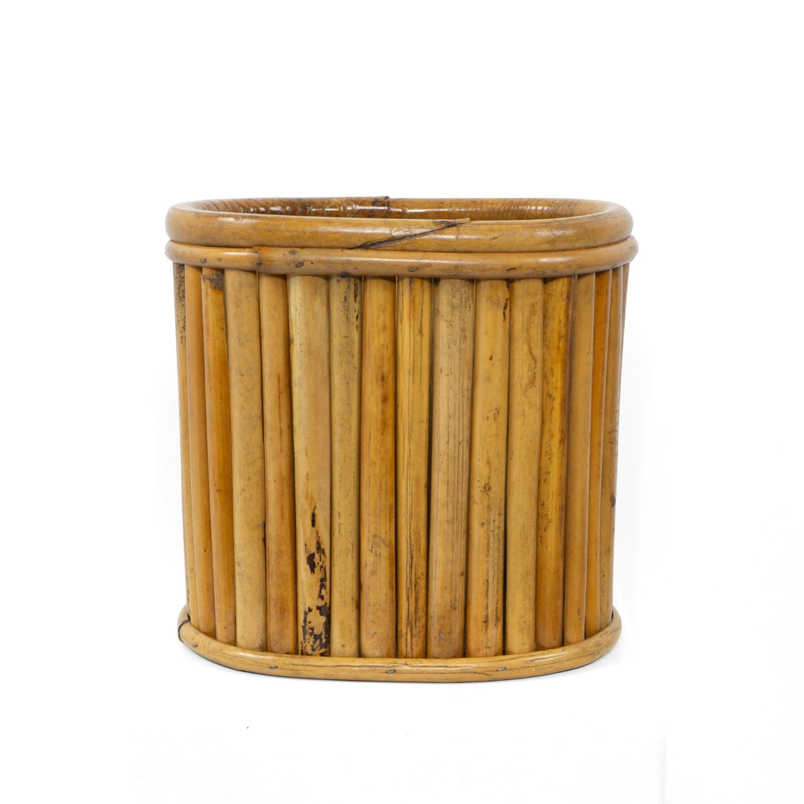 Signed Gabriella Crespi, Rising Sun Series, Basket, Italy 1970s