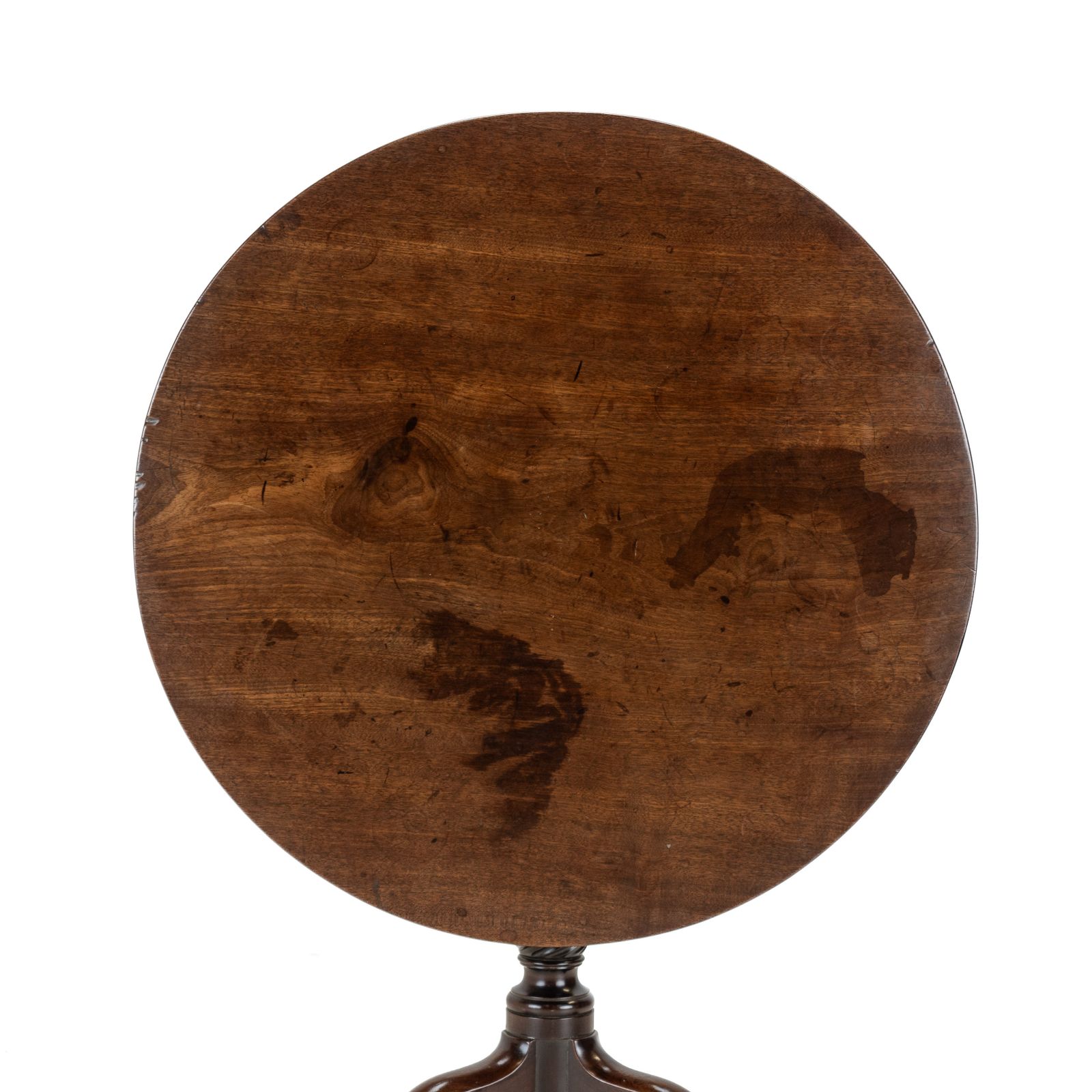 George II–III Period Mahogany Birdcage Tripod Supper / Wine Table, C.1760 (Georgian, 3rd Quarter 18th Century) photo furniture