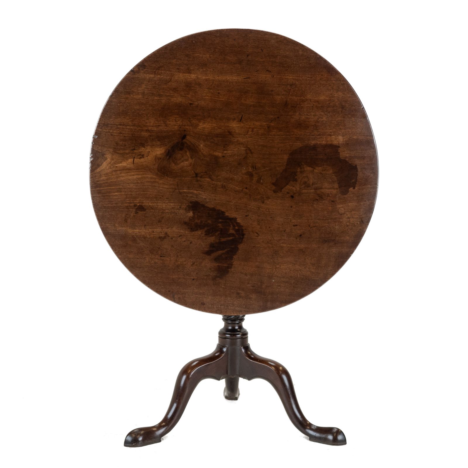 George II–III Period Mahogany Birdcage Tripod Supper / Wine Table, C.1760 (Georgian, 3rd Quarter 18th Century) photo Furniture