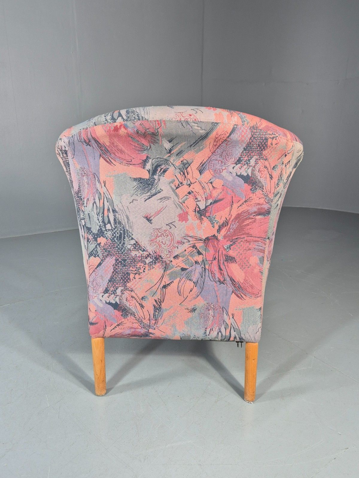 photo for sale Vintage Tub Chair Stouby Multicoloured Danish Retro 1980s Eb11347 Mnor
