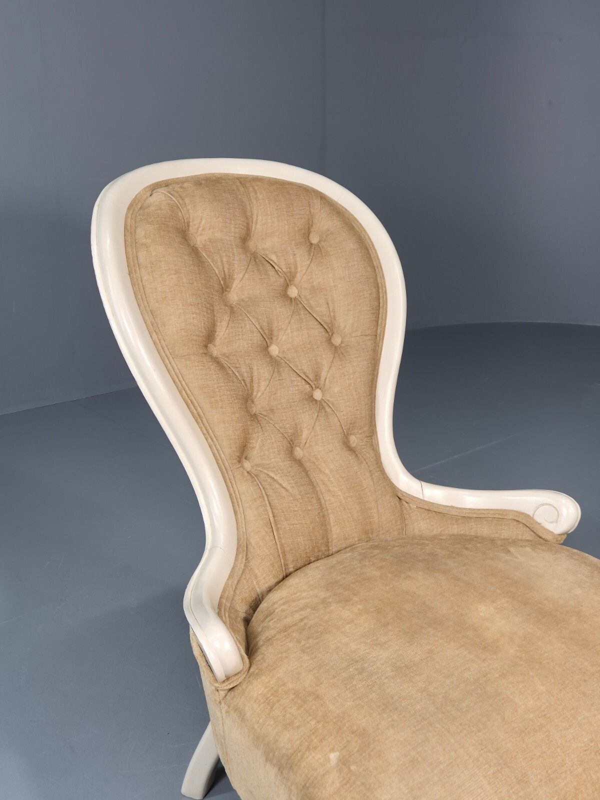 Antique Balloon Back Saloon Chair Victorian Nursing Chair  Eb11221 Vclo photo buy