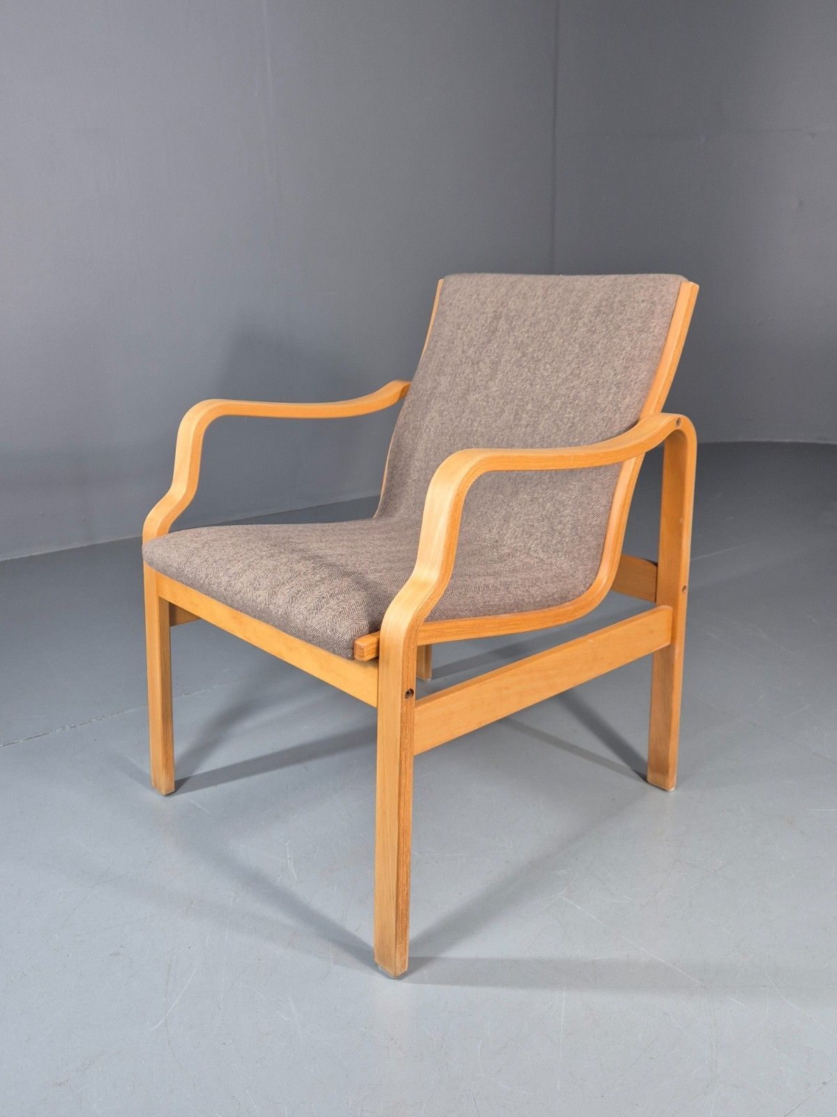 Vintage Bentwood Armchair Danish 1970 Retro Farstrup New Upholstery Eb11213 Mben