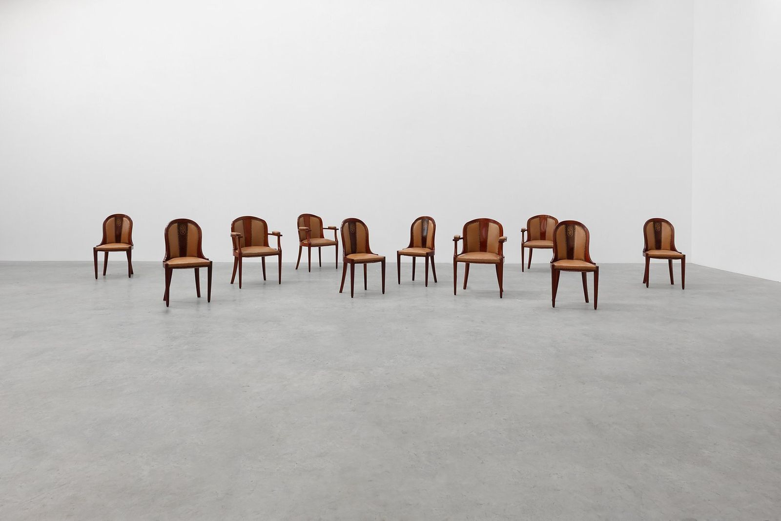Art Deco Chairs From De Coene, Belgium, 1935, Set Of 10 photo Furniture