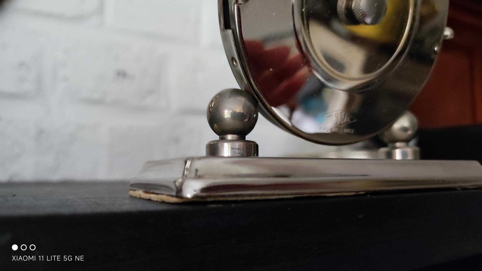Home Decor Art Deco Chrome Perpetual Calendar Antique Mistral French Desktop Calendar photo