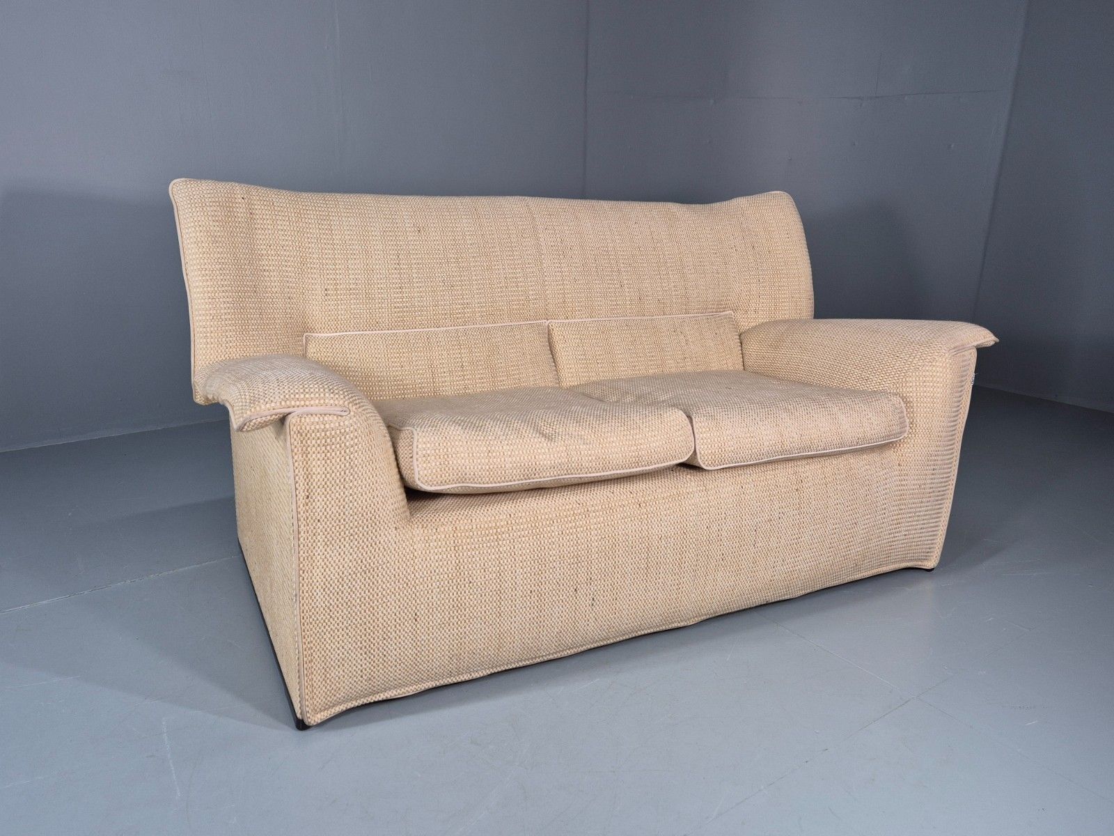 Afra And Tobia Scarpa For B And B Italia Two Seater  Lauriana 80s Eb11007 M2ss
