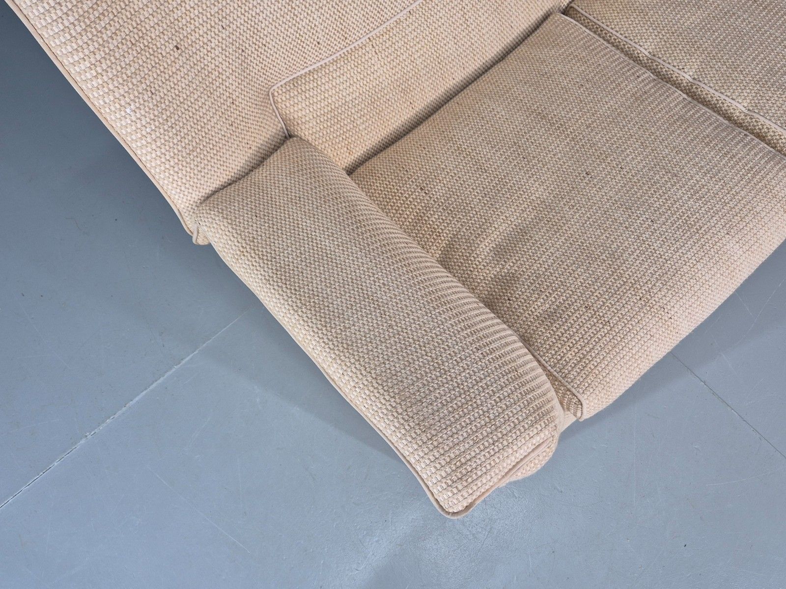 photo vinterior Afra And Tobia Scarpa For B And B Italia Three Seater Lauriana 80s Eb11005 V3ss