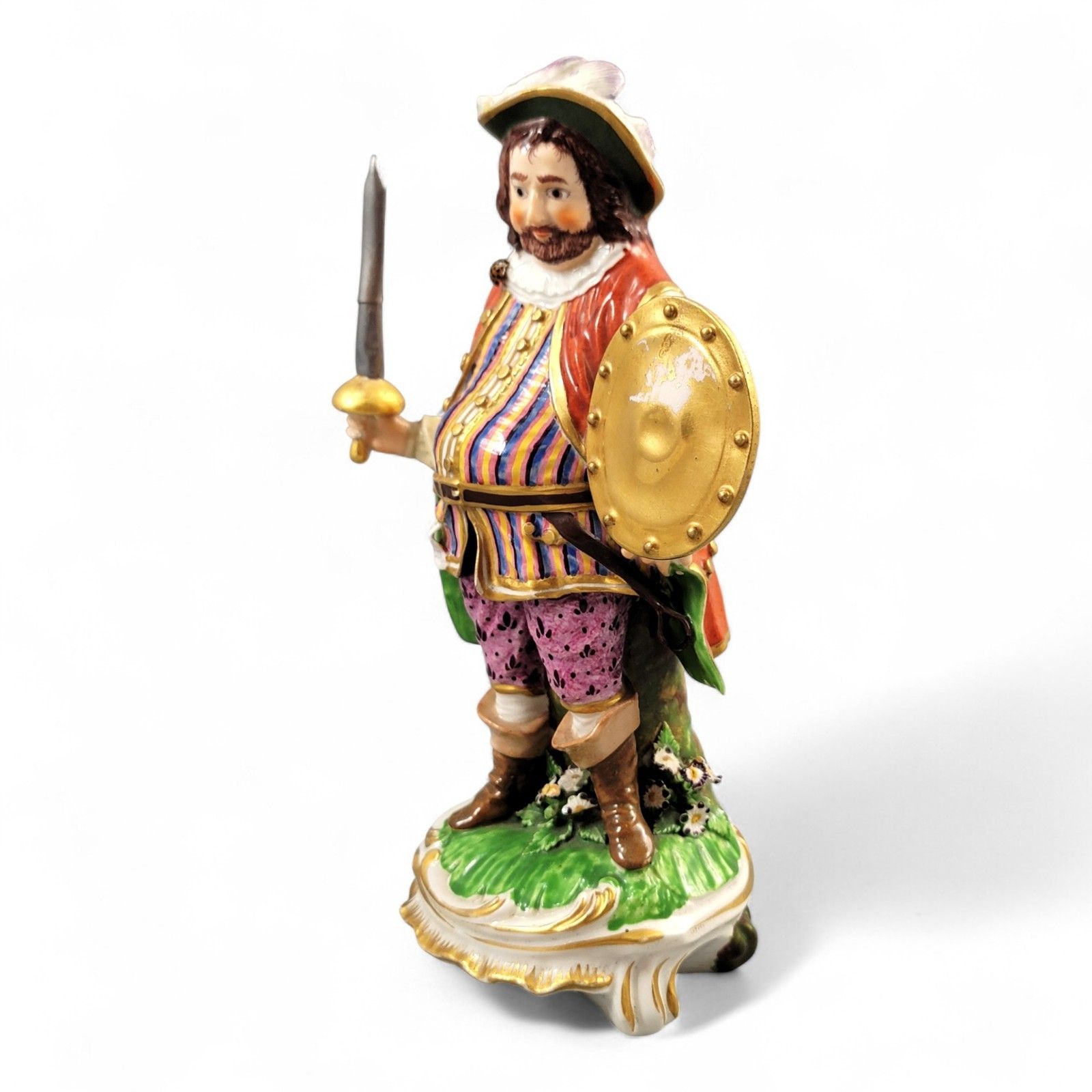 Antique Georgian Derby Porcelain “James Quin As Sir John Falstaff”, C.1775–1780 photo furniture