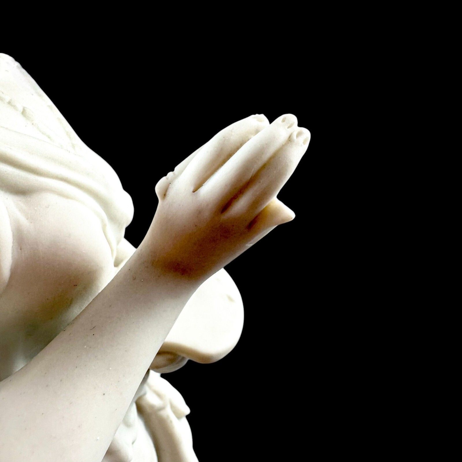 400.0 Antique Victorian Neoclassical Bisque Porcelain Figure, England 1850s photo