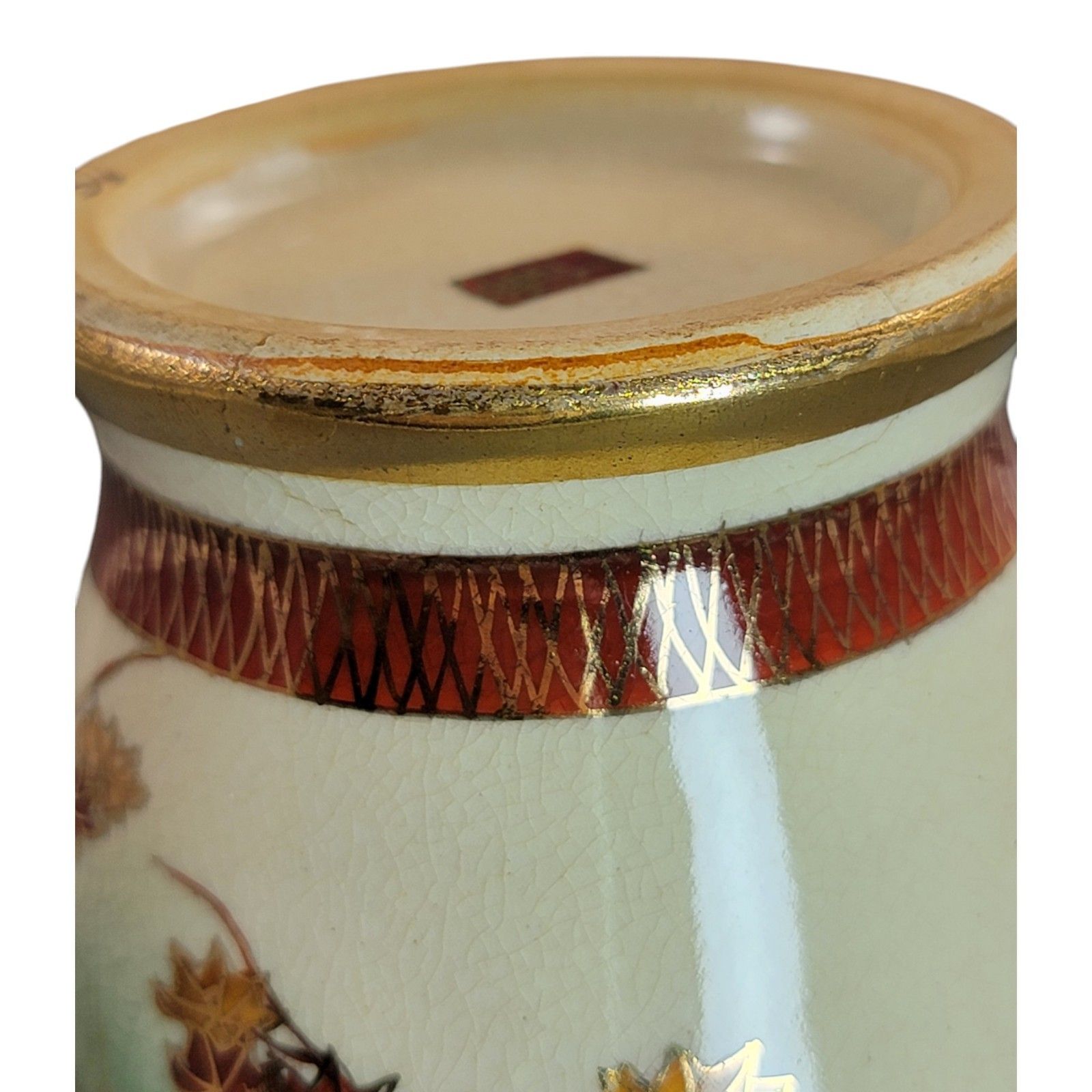 photo vinterior Pair 19th Century Japanese Kyoto Satsuma Porcelain Landscape Vases Meiji Period