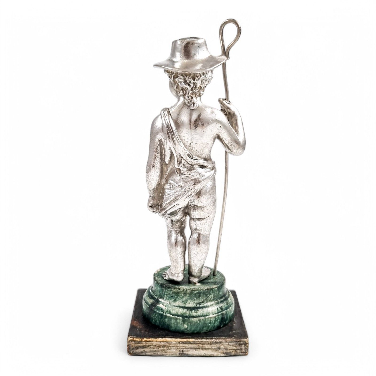 Victorian Edward & John Barnard Victorian Sterling Silver Shepherd Boy, C. 1860s photo Home Decor
