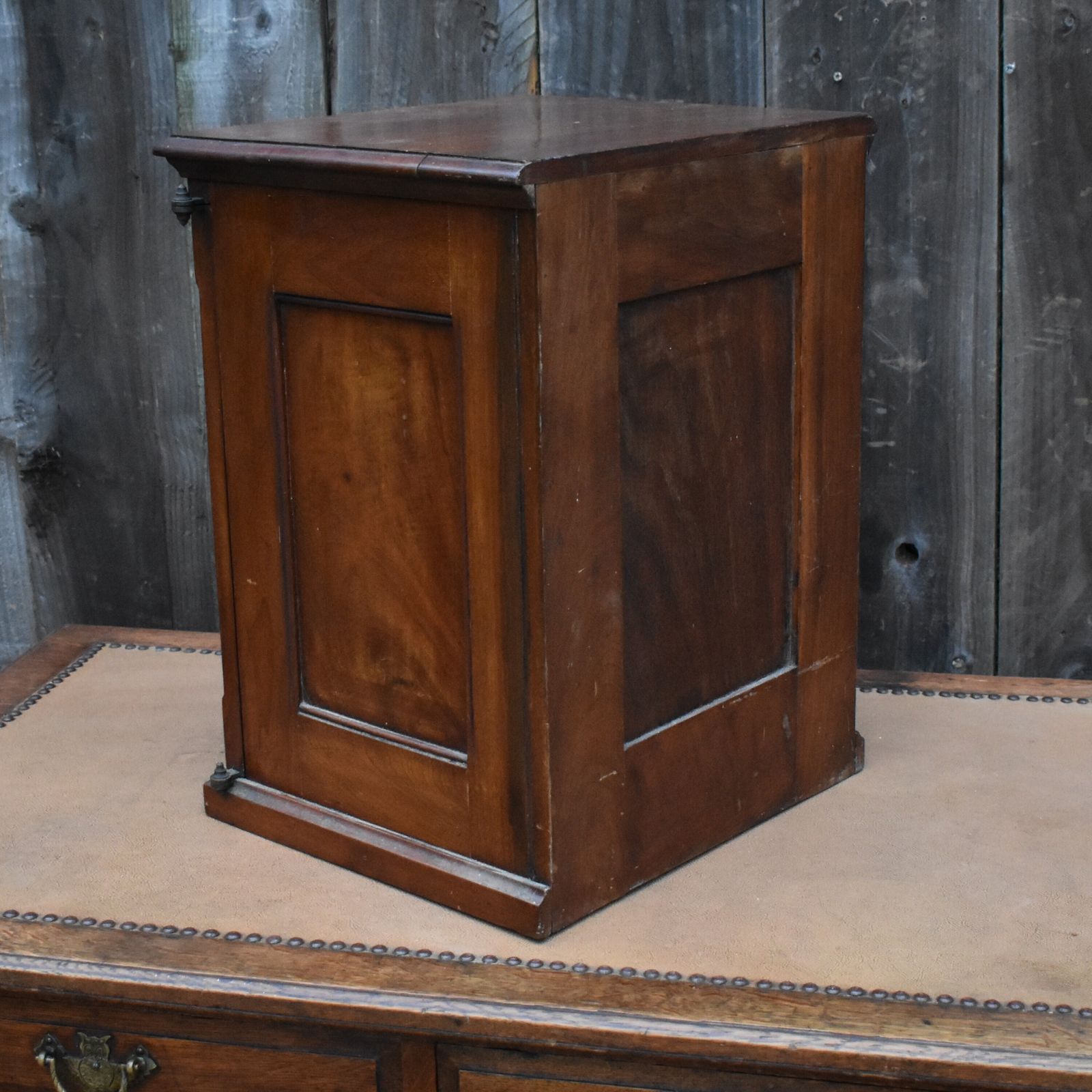 photo vinterior Antique Victorian Mahogany Amberg Letter Paper Filing Cabinet Bank Of Drawers