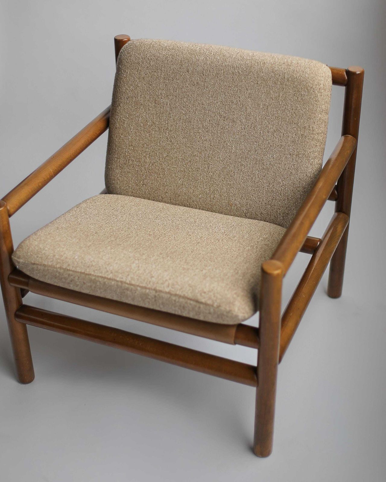 Set Of 2 Rare Mid Century Armchairs Barbara By Branko Uršič Stol Kamnik Yugoslavia, 1960s photo for sale
