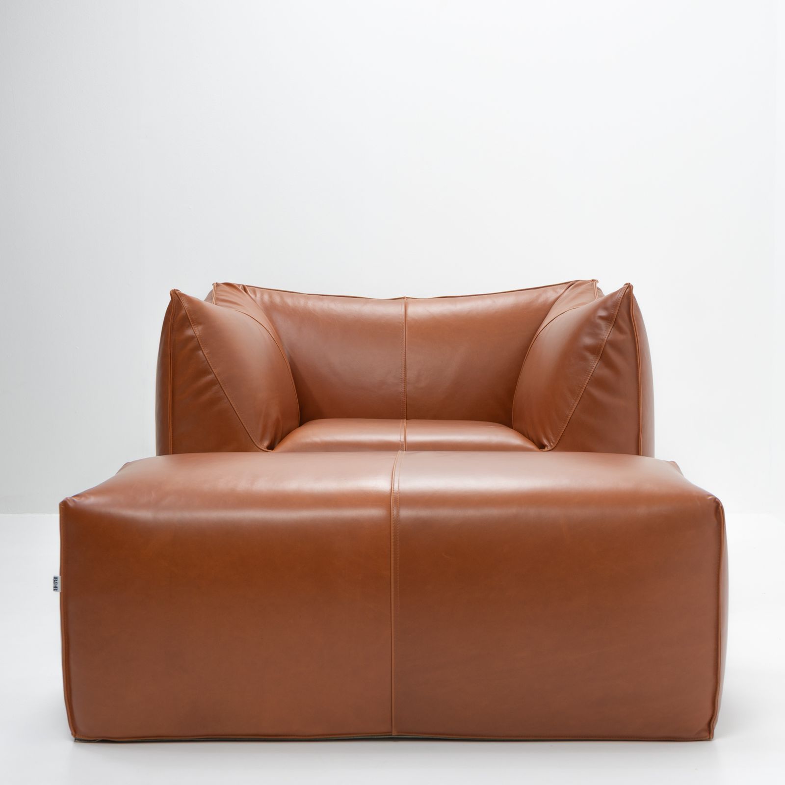 Mario Bellini, Le Bambole Lounge Chair & Ottoman For B&B Italia photo for sale
