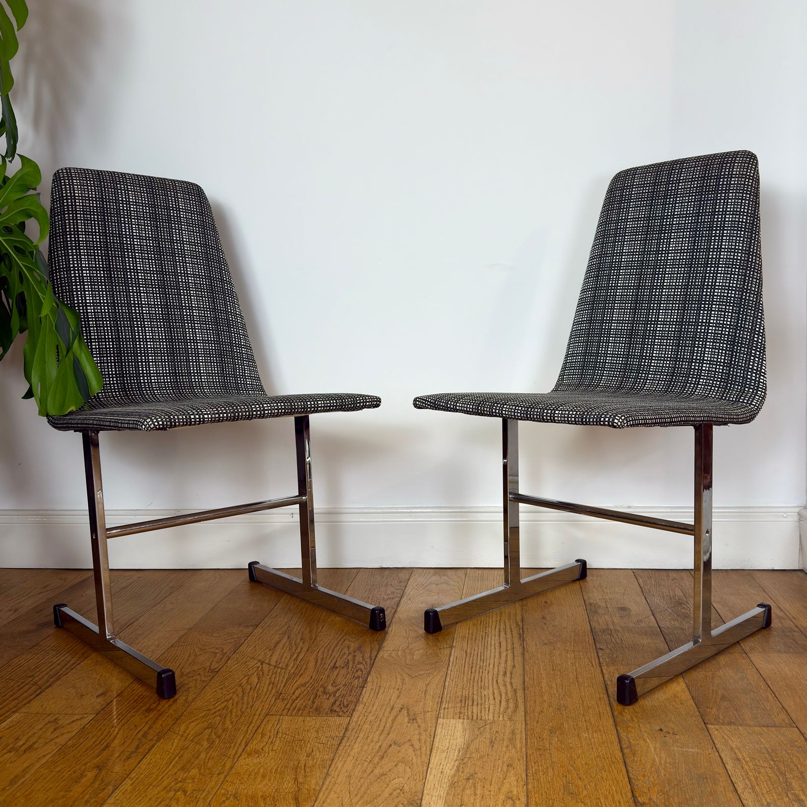 Pair Of Mid Century Pieff 'Lisse' Chairs