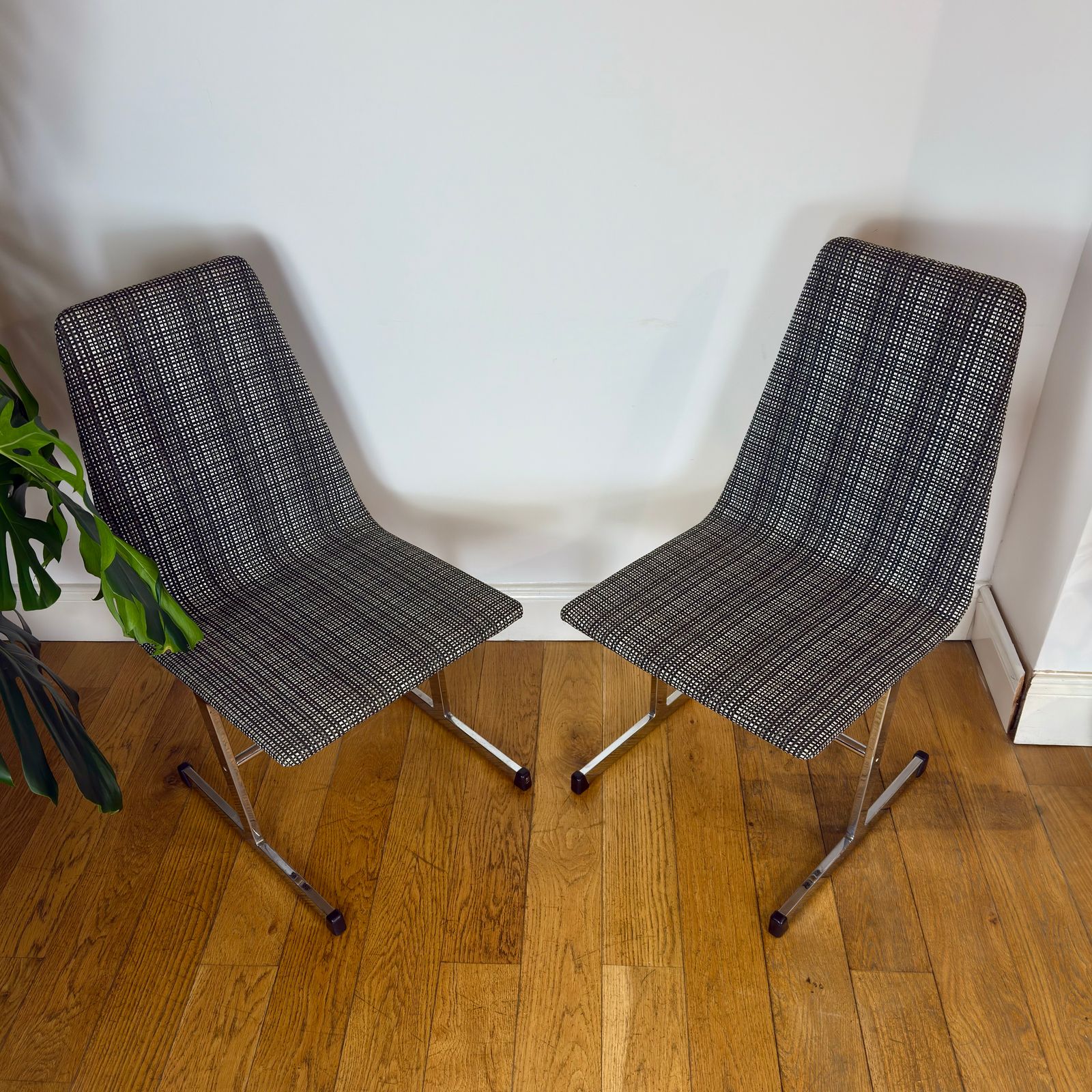 Pair Of Mid Century Pieff 'Lisse' Chairs photo furniture