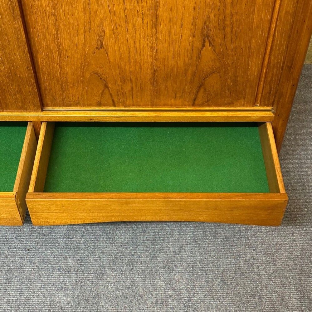 Attractive Large Danish Mid Century Teak Highboard By Axel Christensen For Aco Mobler photo buy