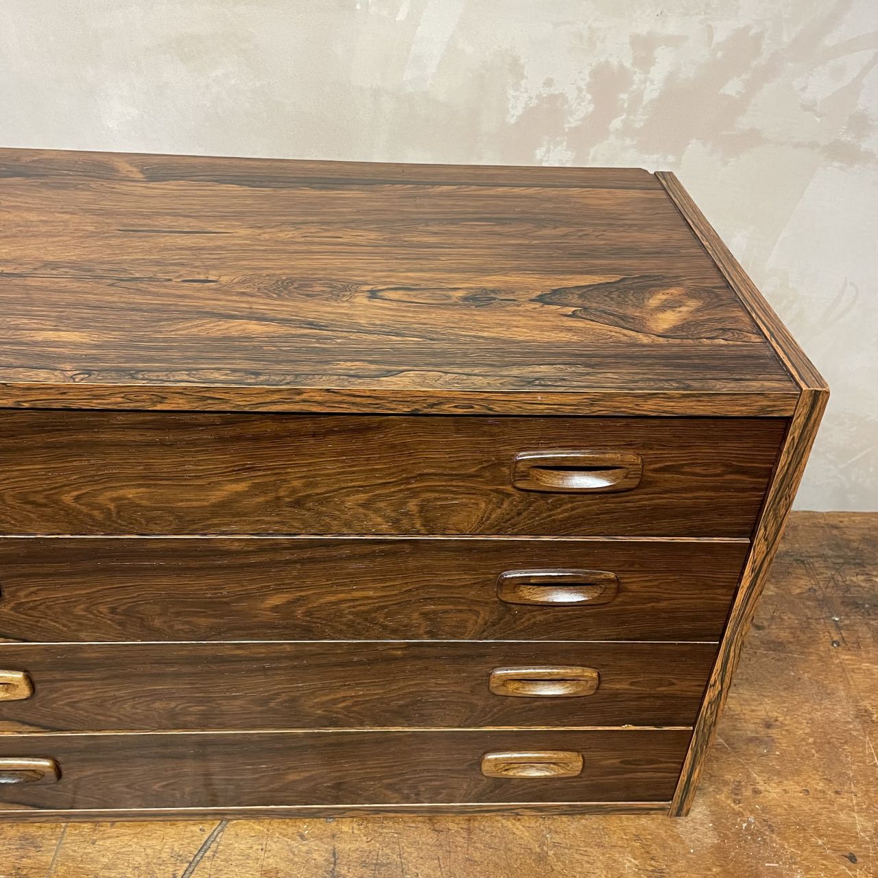 Danish 4 Drawer Rosewood Chest Of Drawers photo Furniture