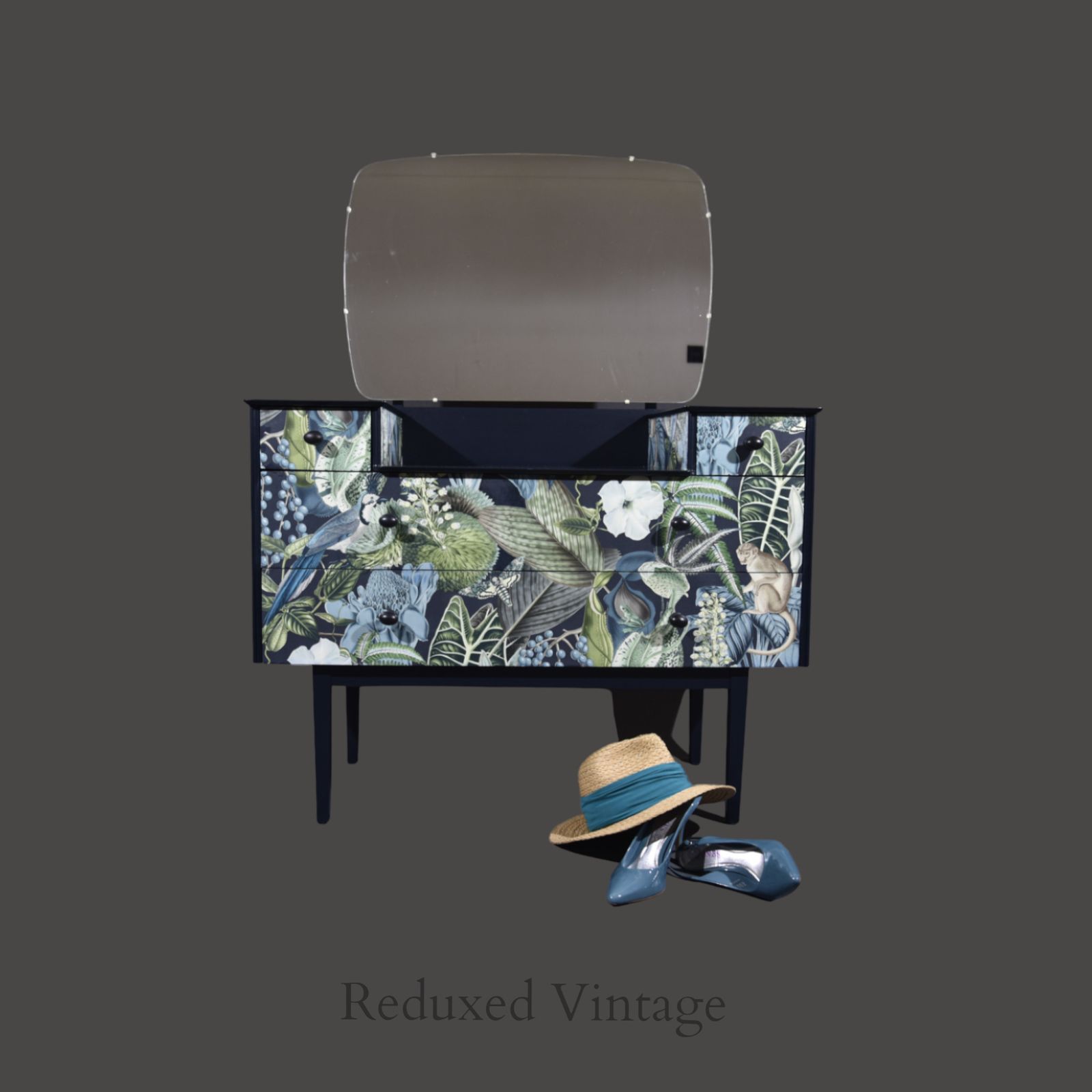 Hand Painted, Designer Wallpaper, Satin Finish, Functional Art,  Bedroom Furniture photo for sale