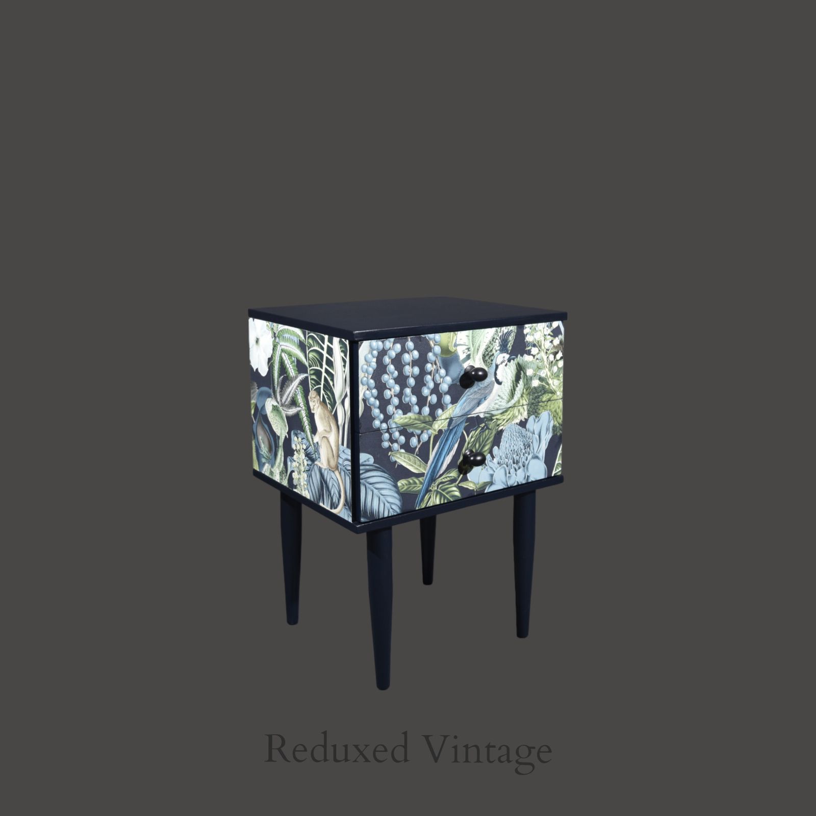 Hand Painted, Designer Wallpaper, Satin Finish, Functional Art,  Bedroom Furniture photo vintage