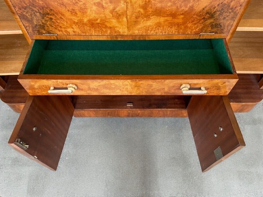 Art Deco Cocktail Cabinet / Sideboard By Harry And Lou Epstein photo vintage