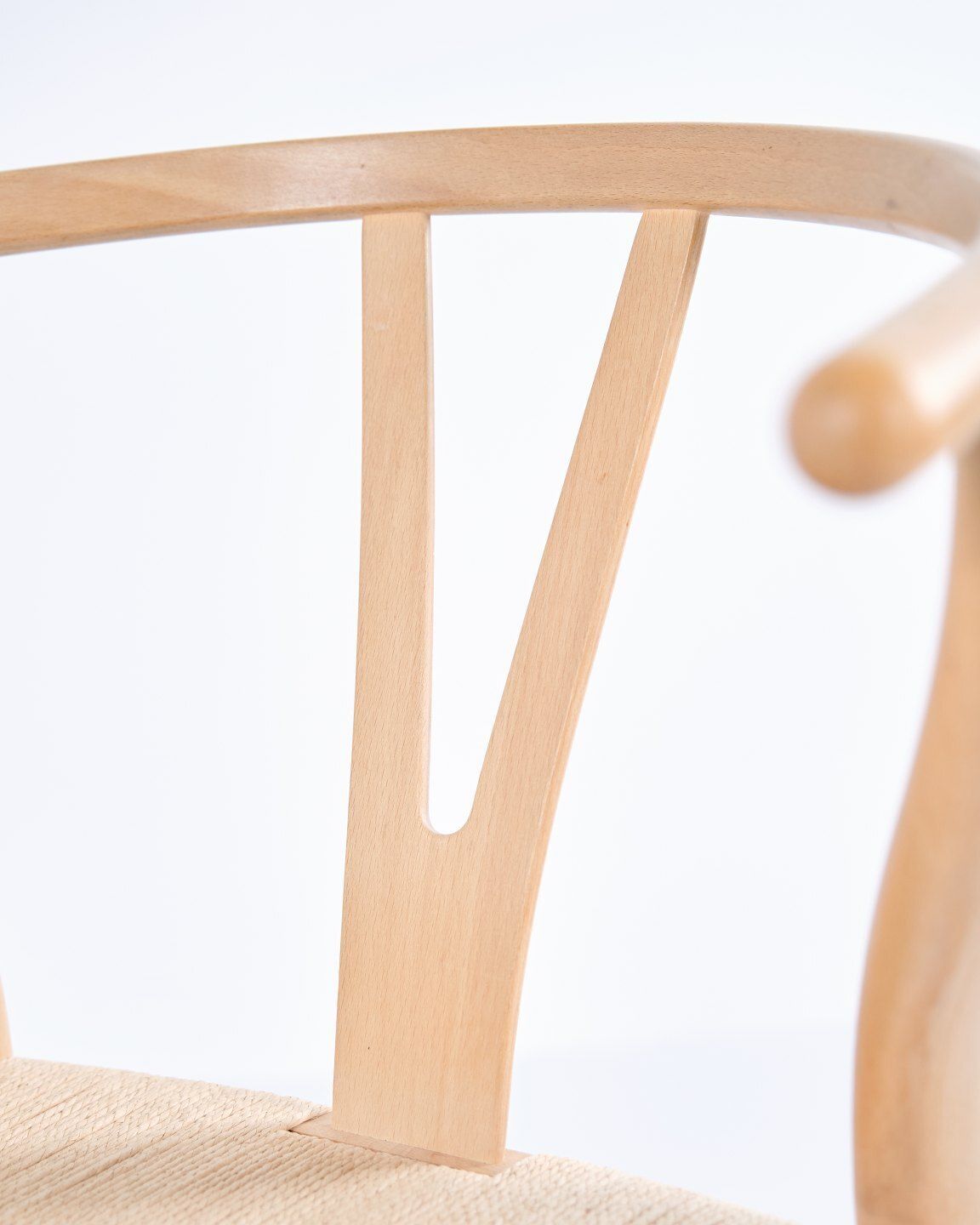 photo furniture Set Of Six Y Chairs   Model Ch24   Beech & Natural Wicker   Hans J. Wegner   Carl Hansen & Son   1970s