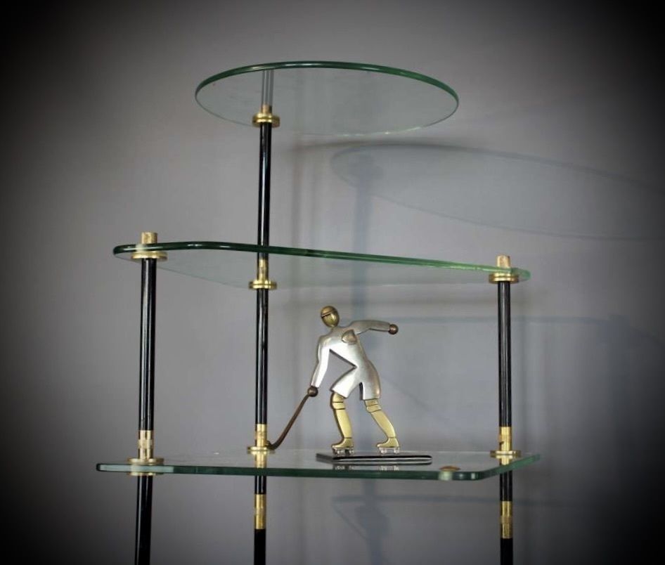French 1950's Shop Window Shelving Unit photo for sale