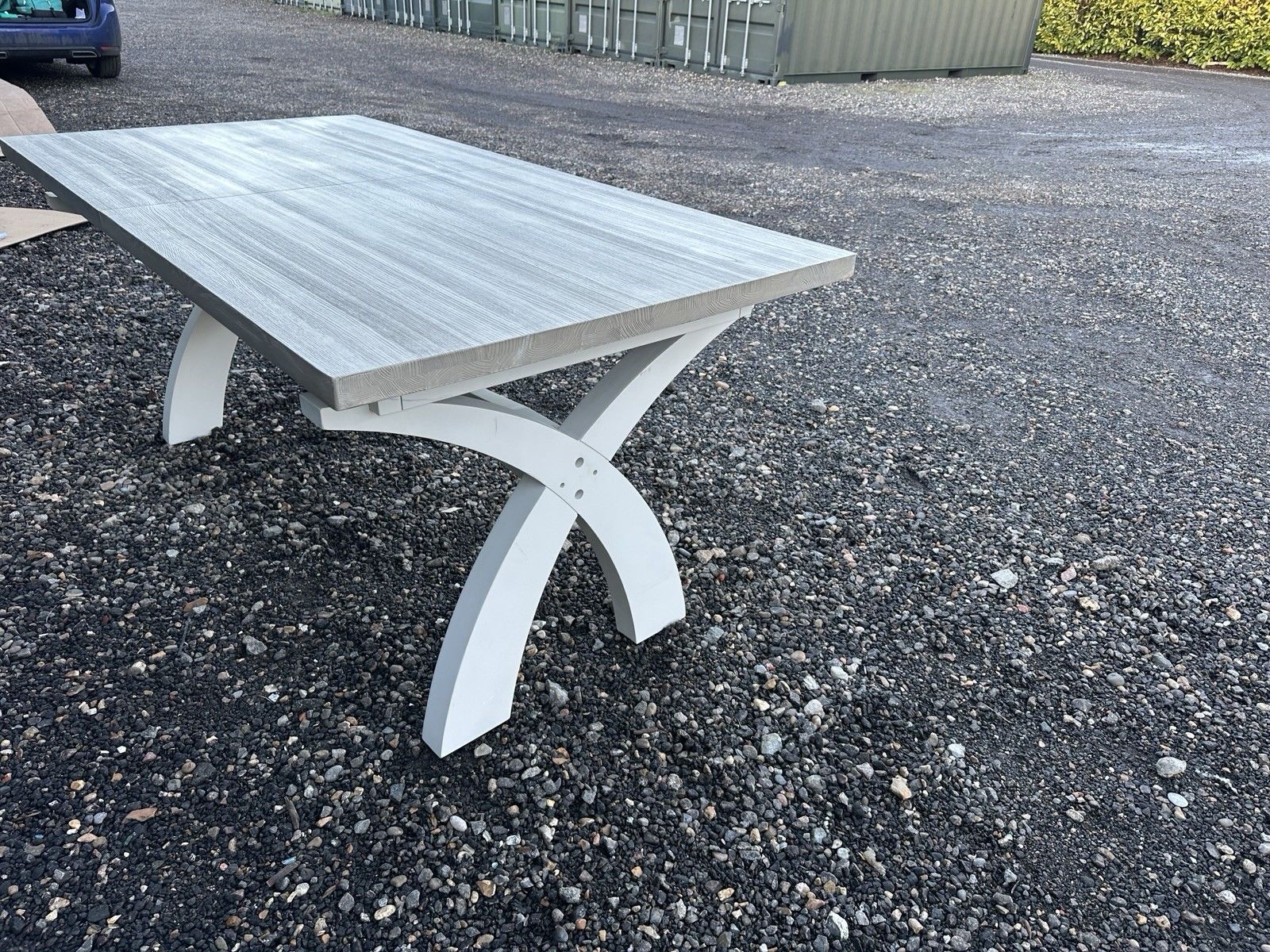 Oak Furnitureland Brompton Acacia Solid Extending 6 Or 8 Seator Dinning Table photo vinterior