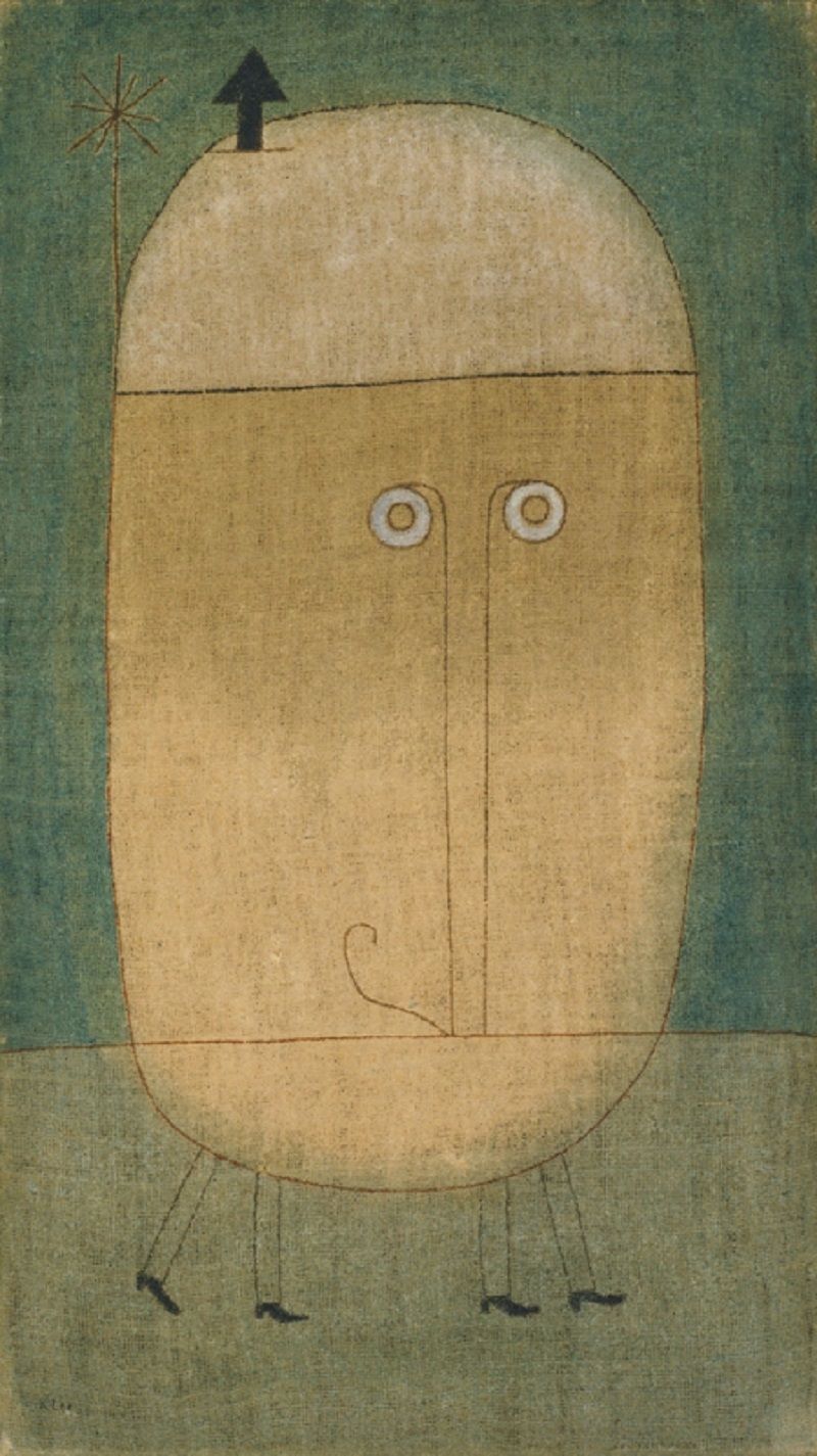 Paul Klee 'Mask Of Fear' Archival Pigment Print Unframed photo furniture