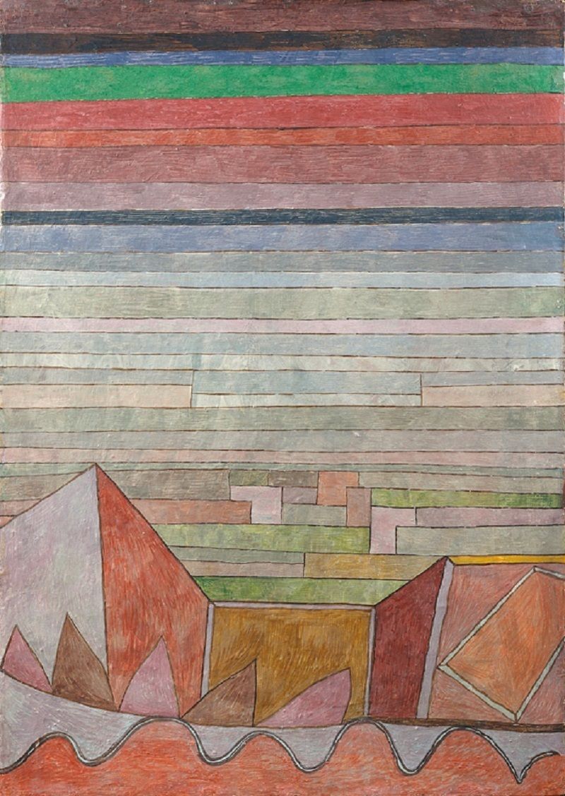 Paul Klee 'Glance Into The Fruiting Land' Archival Pigment Print Unframed photo furniture